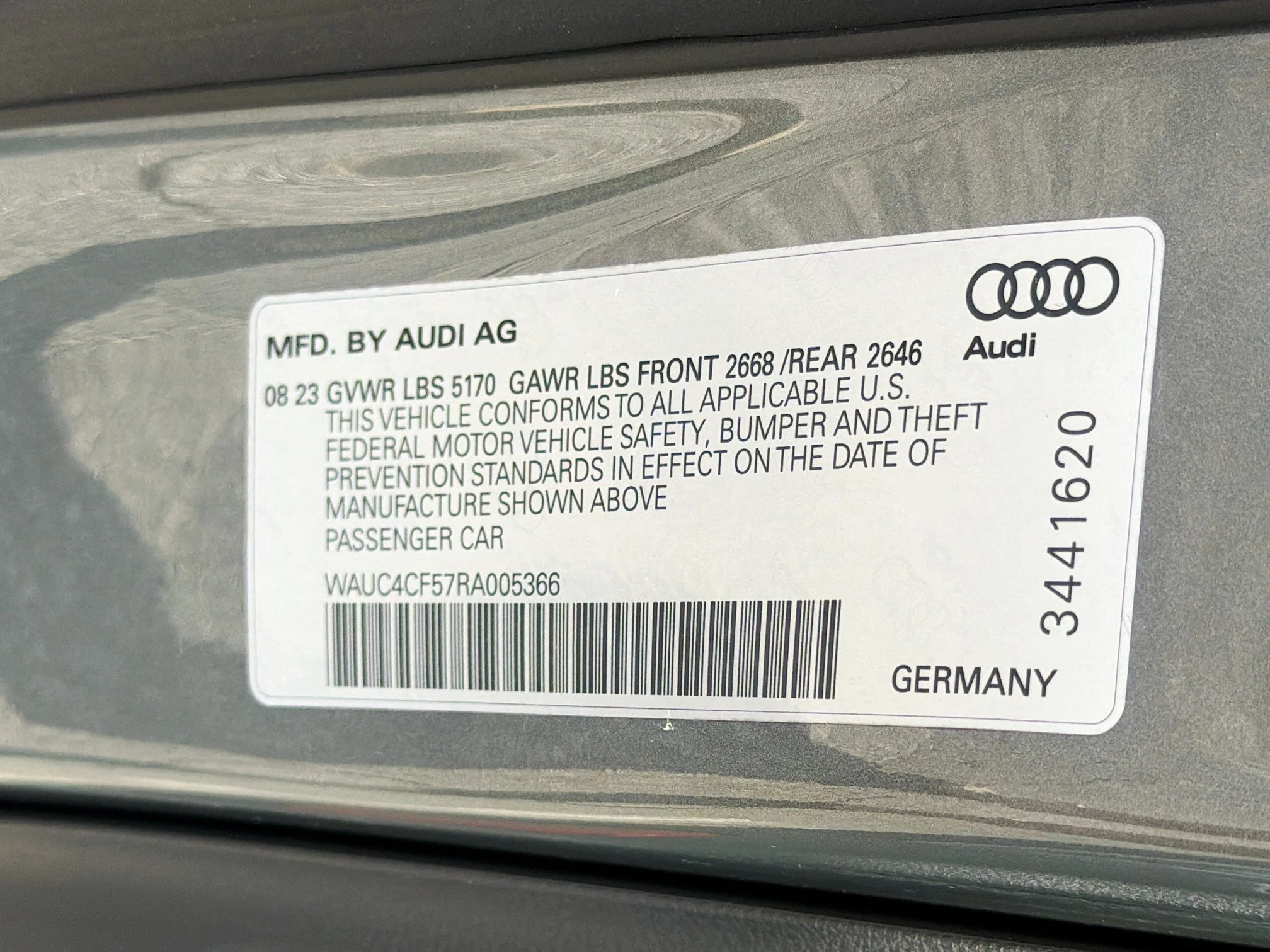 Used 2024 Chronos Gray Metallic Audi Premium Plus image 44