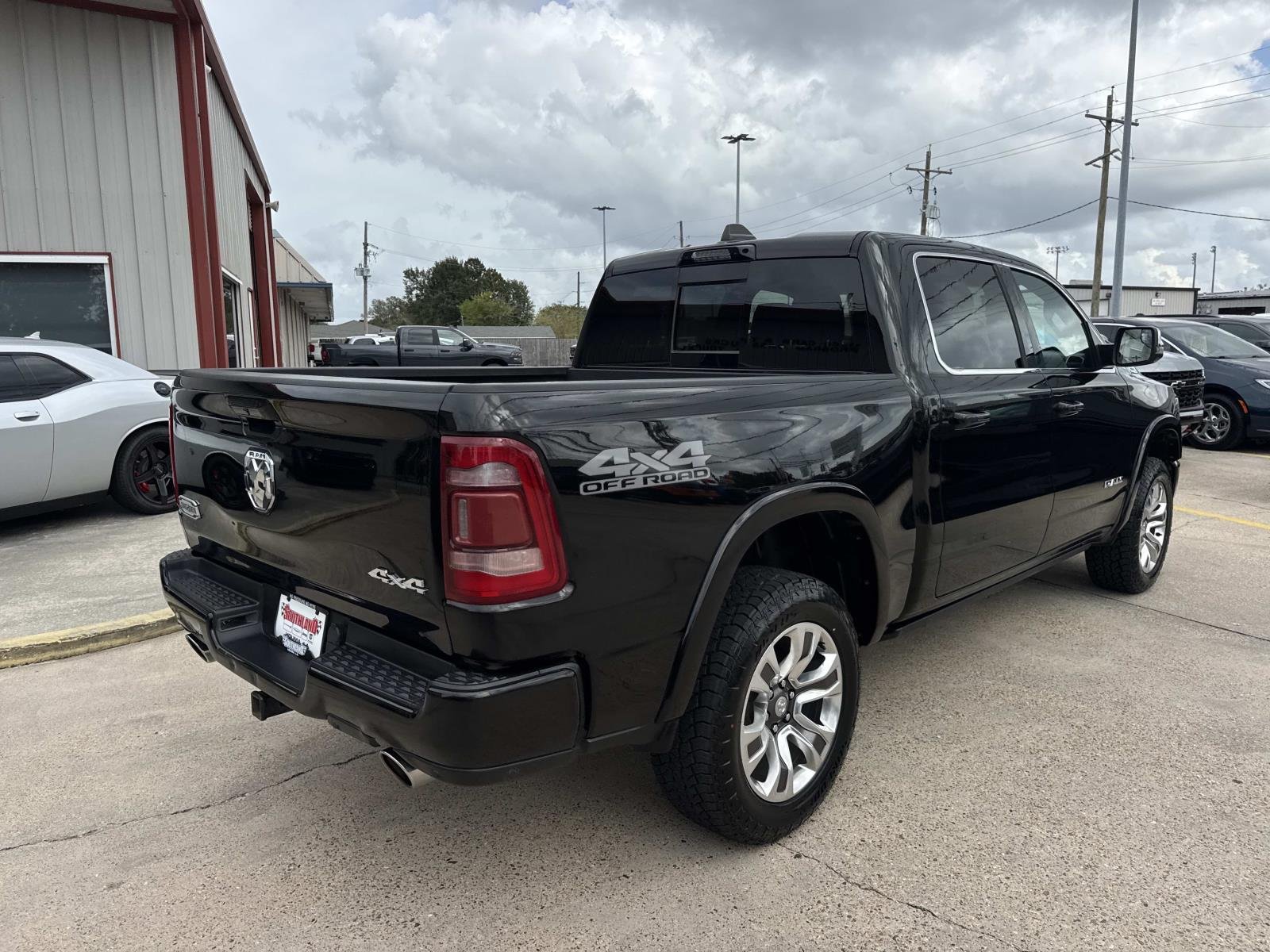 Used 2024 Diamond Black Crystal Pearlcoat Ram Longhorn image 7