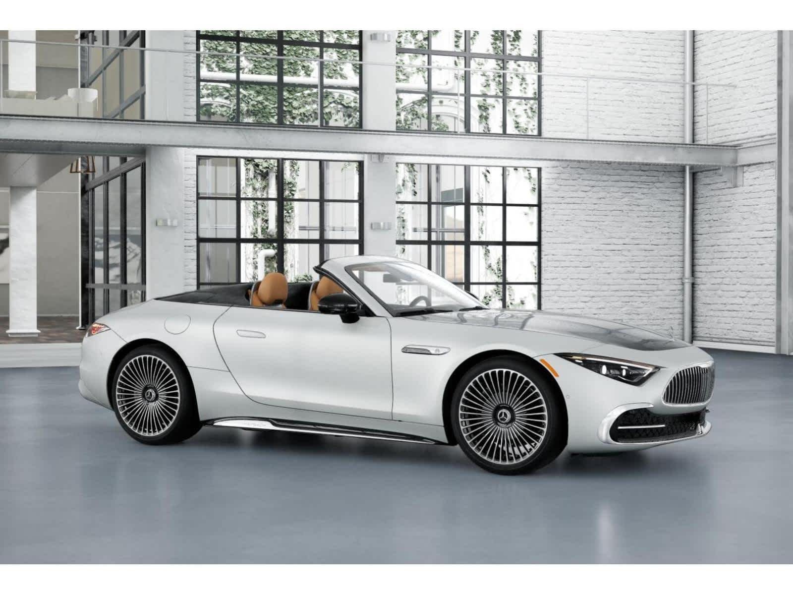 New 2027 MANUFAKTUR Moonlight White Magno Mercedes-Benz Maybach SL 680 Monogram Series image 13