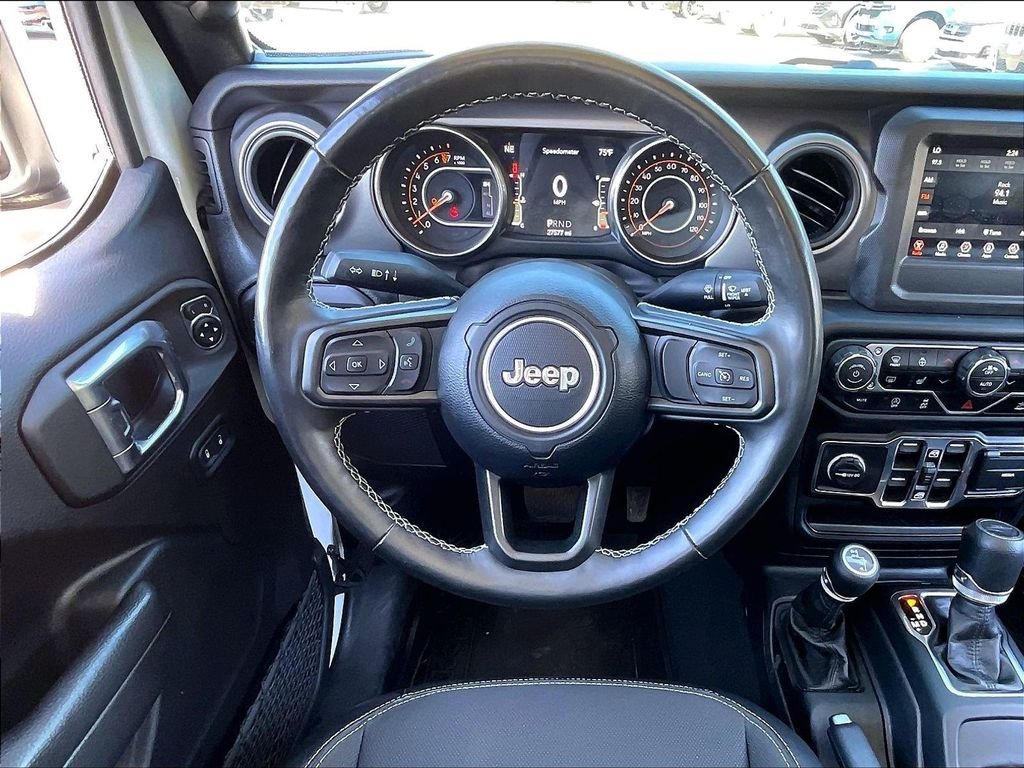 Used 2023 Bright White Clearcoat Jeep  image 16