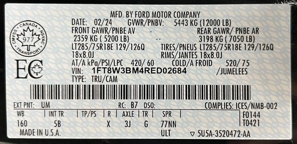 Used 2024 Black Ford Lariat image 56