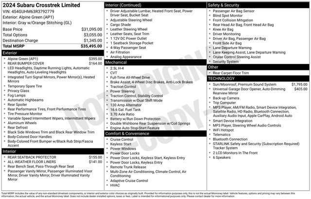 Used 2024 Green Subaru Limited image 20