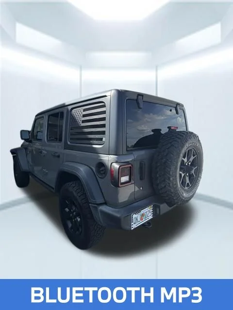 Used 2020 Gray Jeep Unlimited Willys image 2