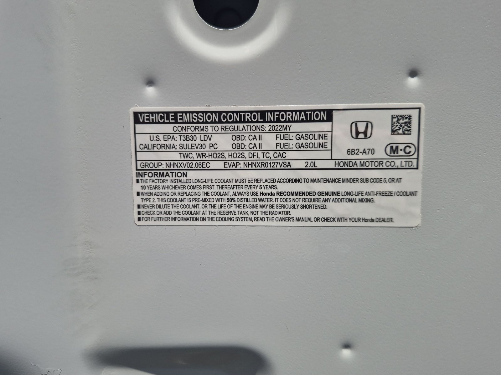 Used 2022 White Honda Sport image 24