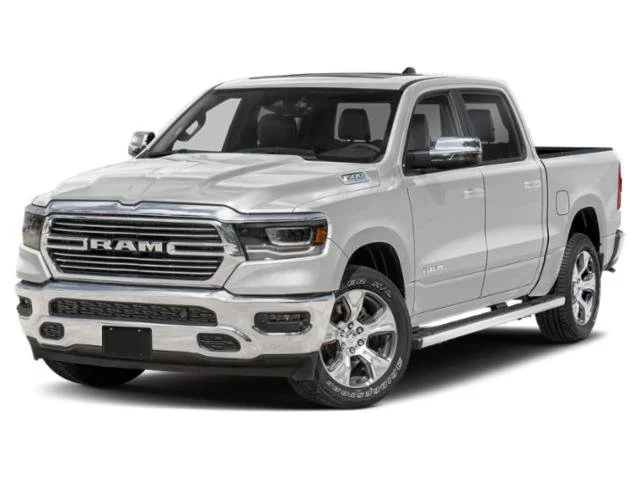 Used 2024 Bright White Clearcoat Ram Laramie image 1