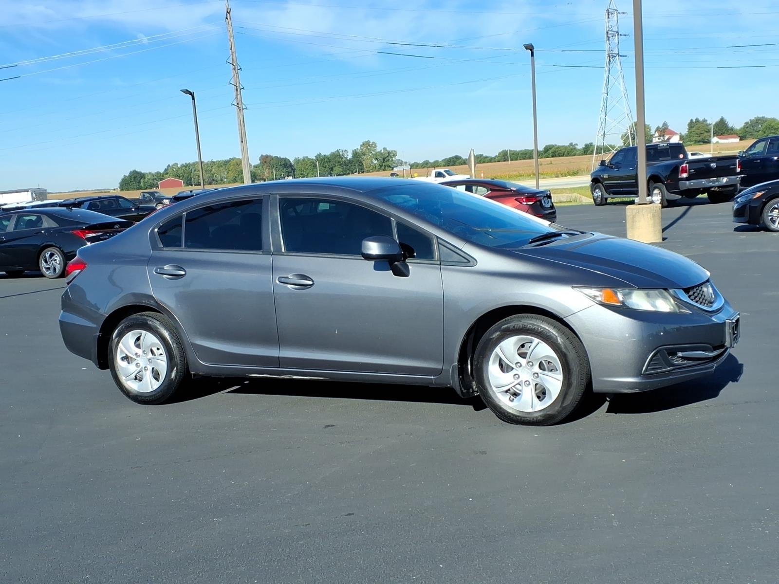 Used 2013 Honda Civic LX with VIN 19XFB2F53DE051248 for sale in Forsyth, IL