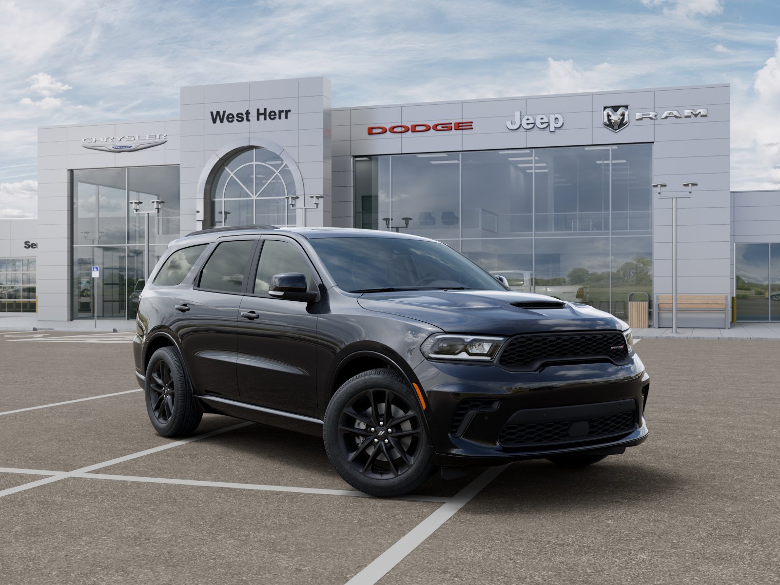 New 2026 Diamond Black Clear-Coat Exterior Paint Dodge DURANGO GT PLUS AWD image 31