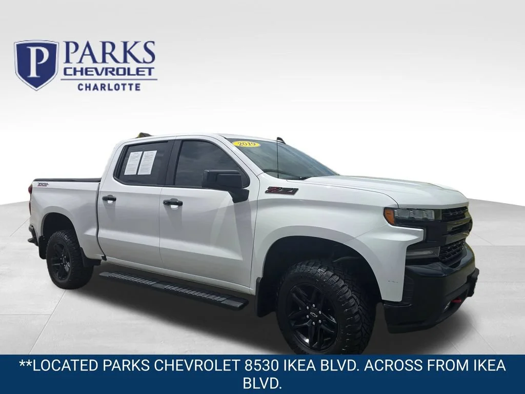 Certified Used 2019 SUMMIT WHITE Chevrolet LT Trail Boss image 1