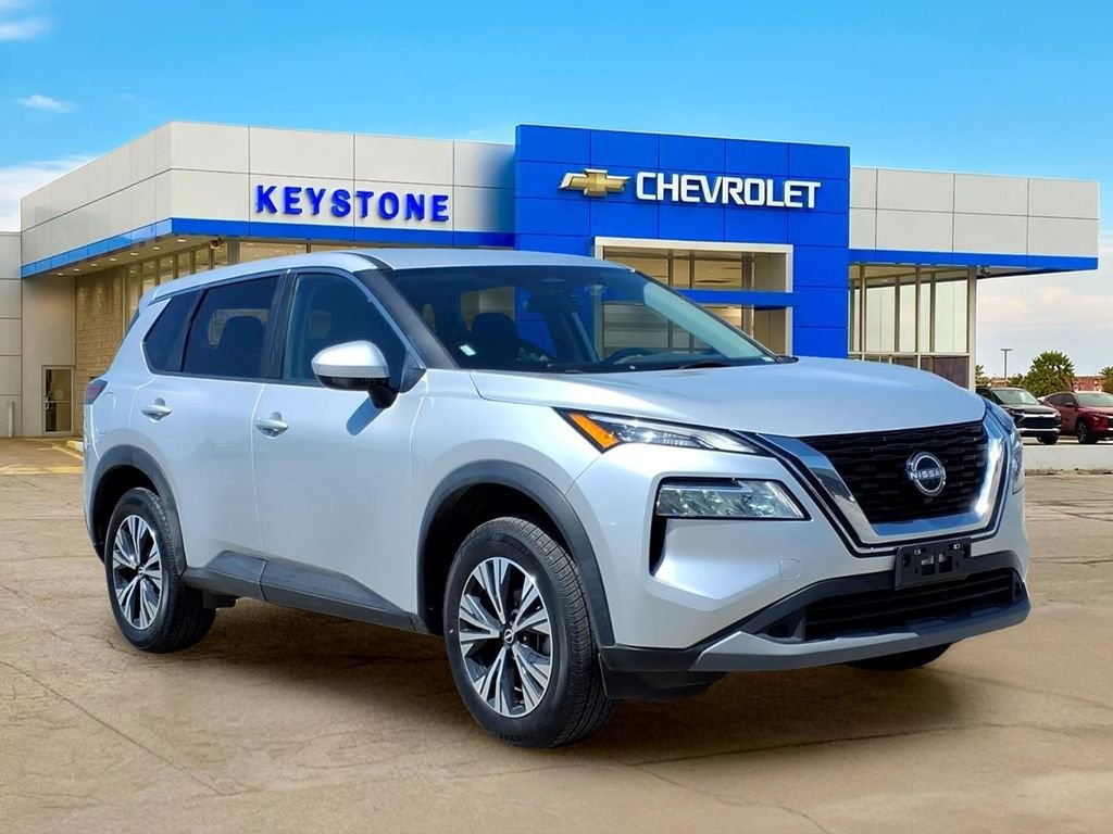 Used 2023 Silver Nissan SV image 1