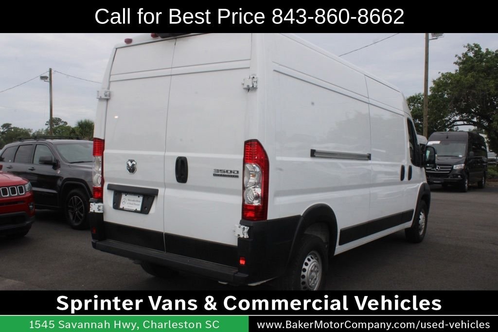 Used 2025 Bright White Clearcoat Ram High Roof image 7