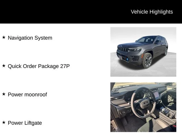 Used 2025 Gray Jeep Overland 4xe image 7