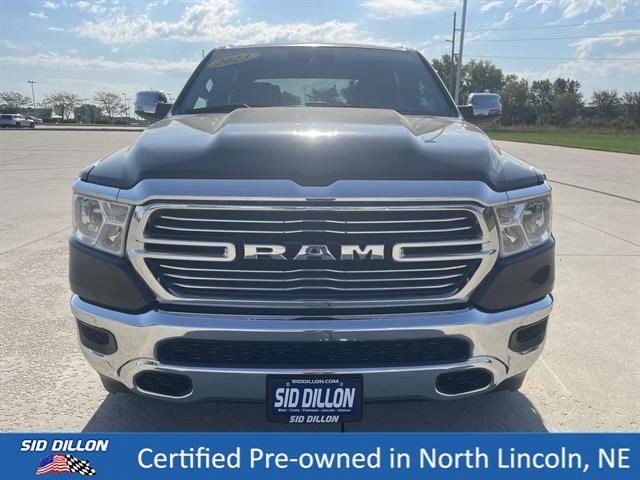 Used 2023 Diamond Black Crystal Pearl Coat Ram Laramie image 4