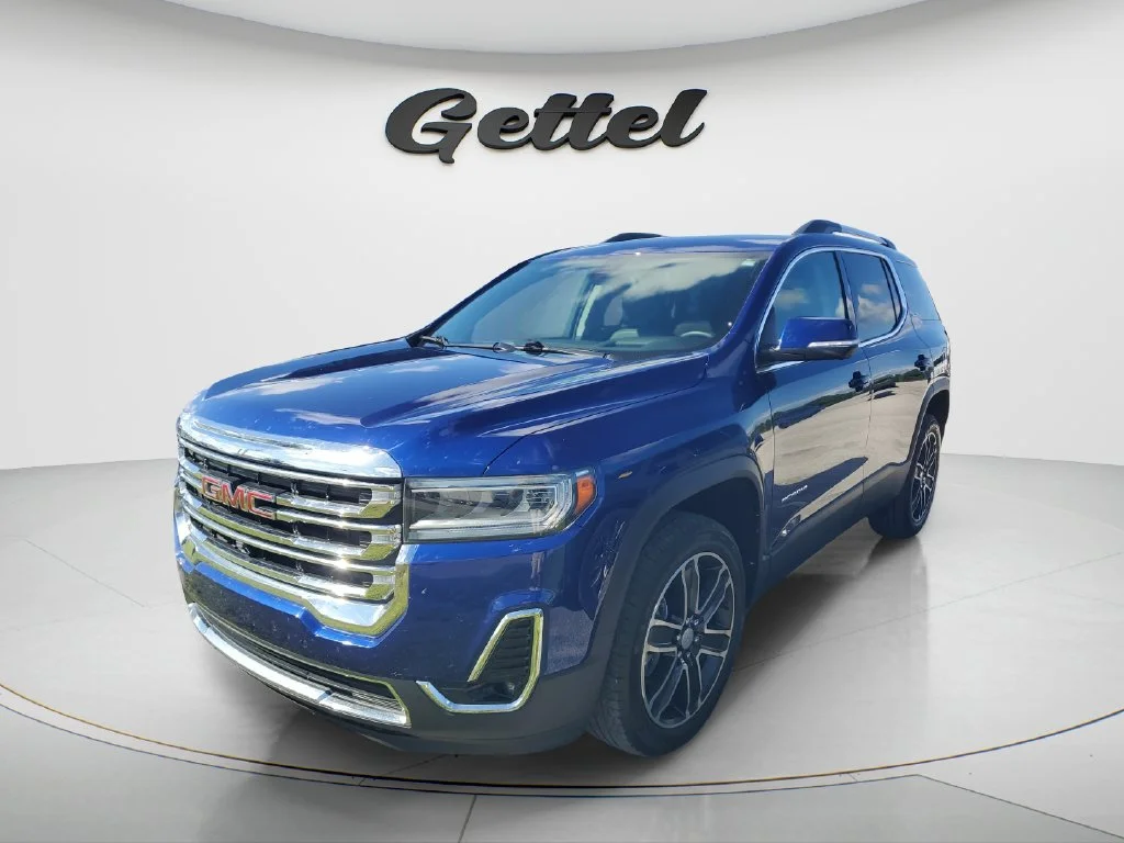 Used 2023 ULTRA BLUE METALLIC GMC SLT image 1