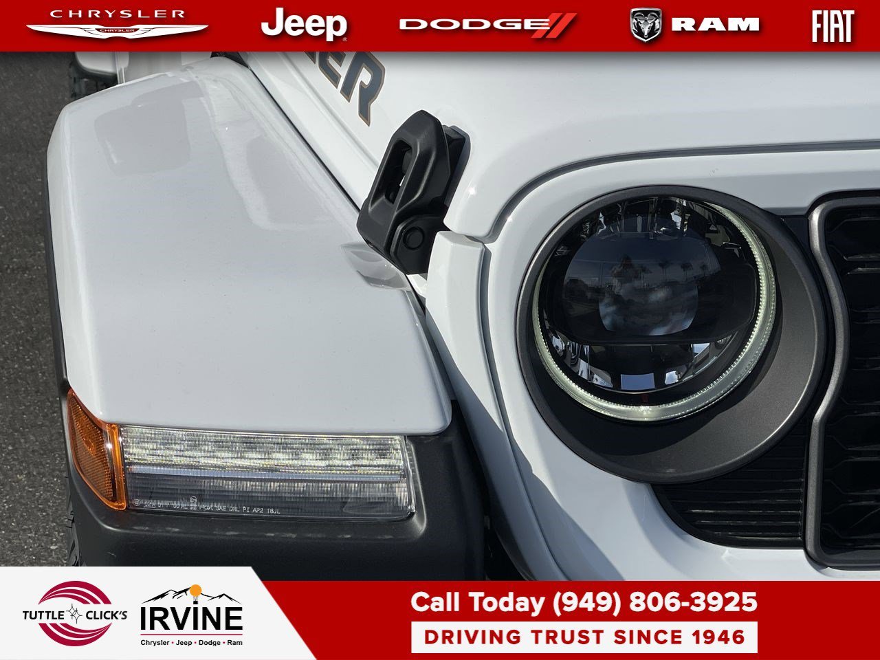 New 2026 Bright White Clear-Coat Exterior Paint Jeep 85th Anniversary image 7
