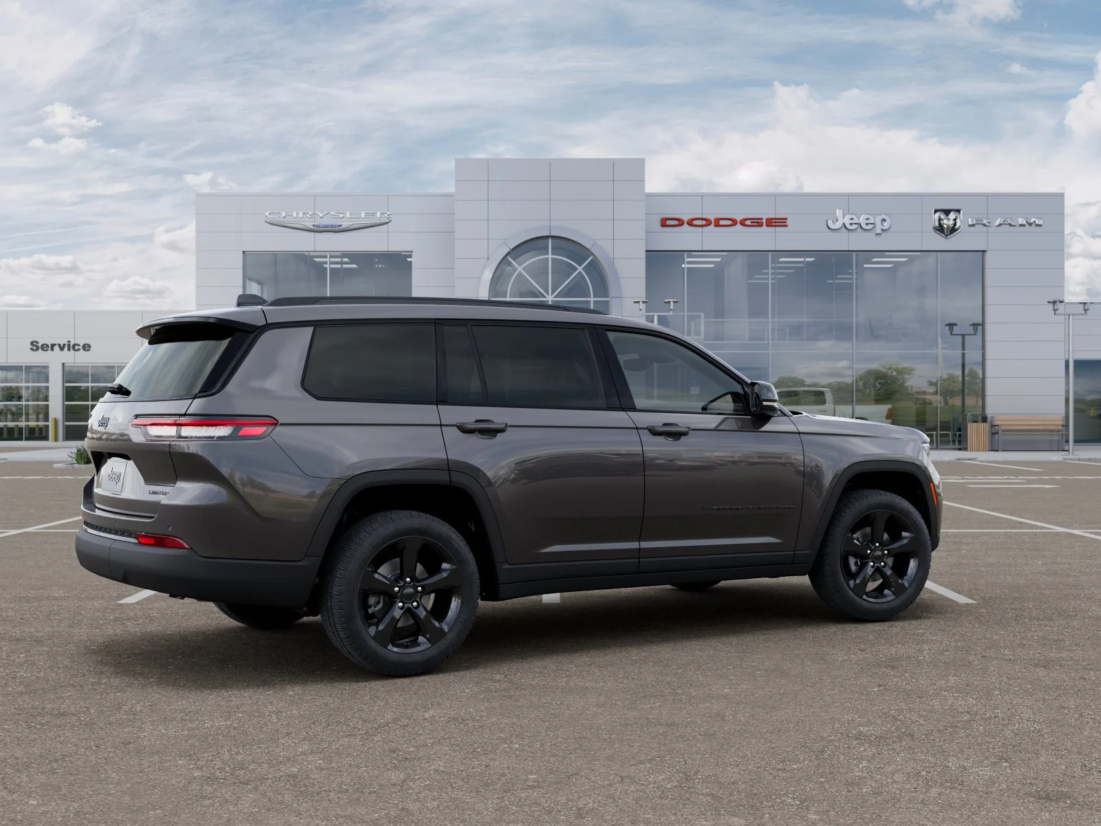 New 2025 Baltic Gray Metallic Clear-Coat Exterior Paint Jeep Limited image 35