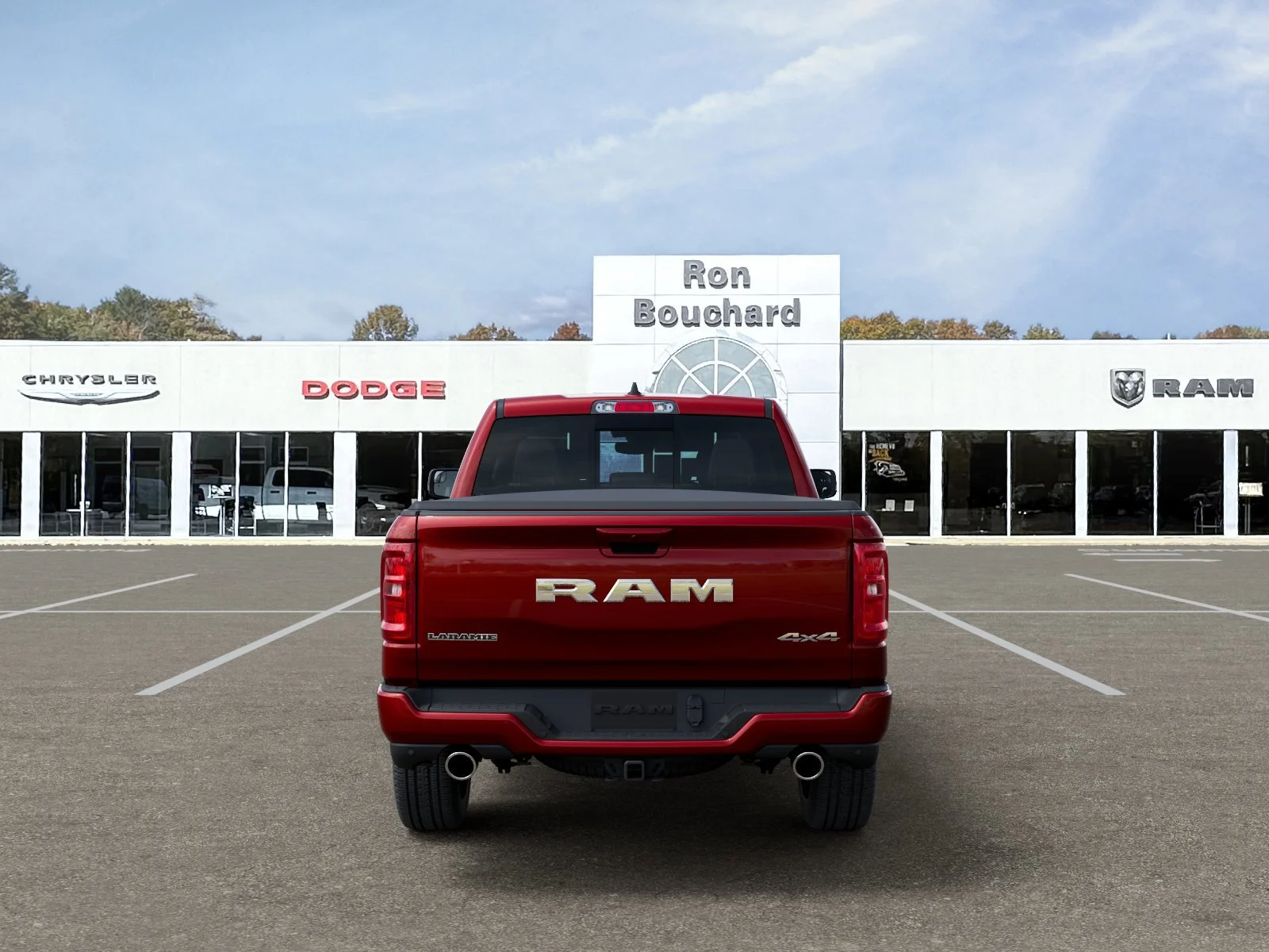 New 2026 Molten Red Pearl-Coat Exterior Paint RAM Laramie image 7