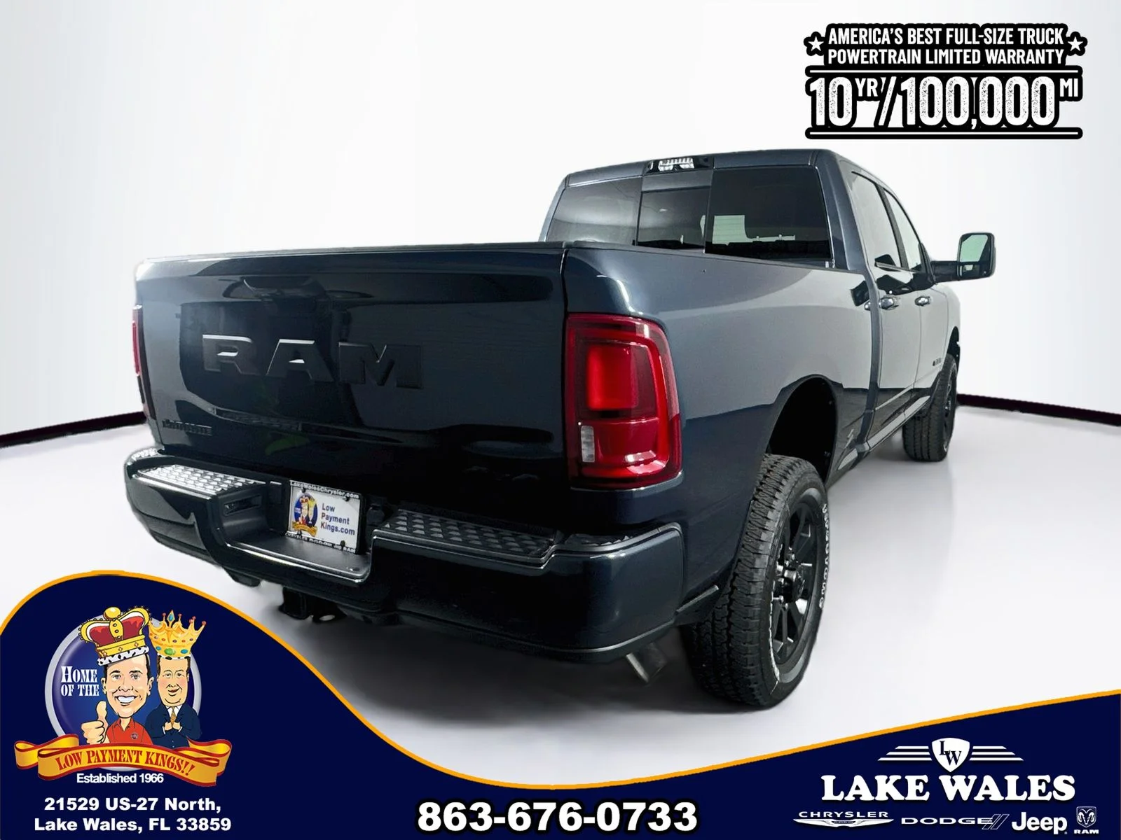 New 2026 Forged Blue Metallic Exterior Paint RAM Laramie image 7