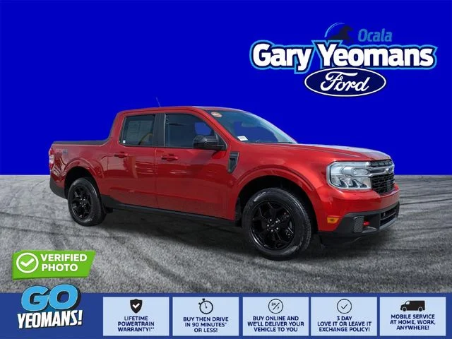 Certified Used 2024 Chili Pepper Red Ford Lariat image 1