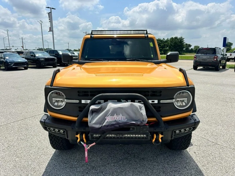Certified Used 2021 Cyber Orange Metallic Tricoat Ford Base 4 Door 4x4 image 9