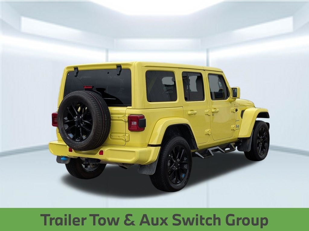 Used 2023 Yellow Jeep Sahara 4xe image 6