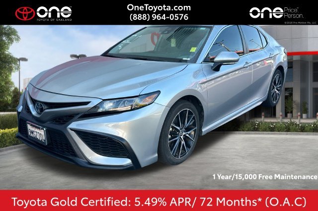 Certified Used 2024 Silver Toyota SE image 1