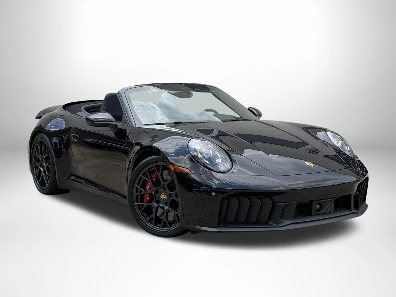 Used 2025 Black Porsche Carrera 4 GTS Cabriolet image 1