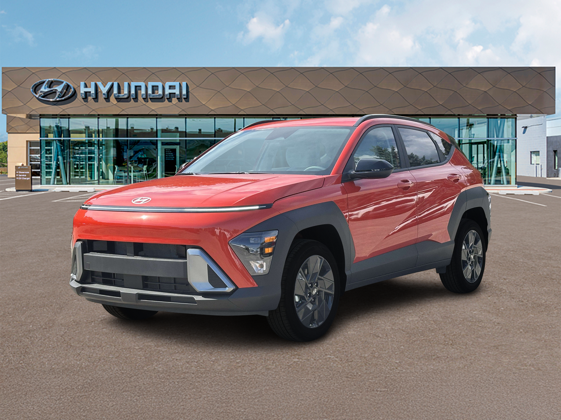 New 2027 Soultronic Orange Pearl Hyundai SEL Sport image 1