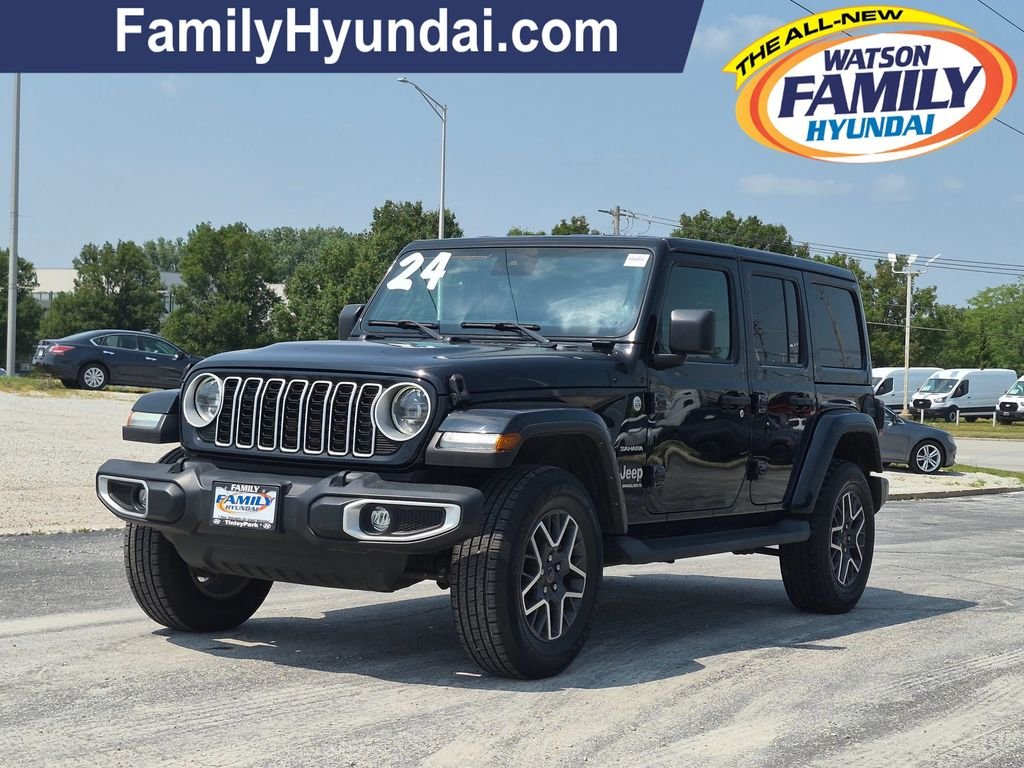 Used 2024 Black Jeep Sahara image 8