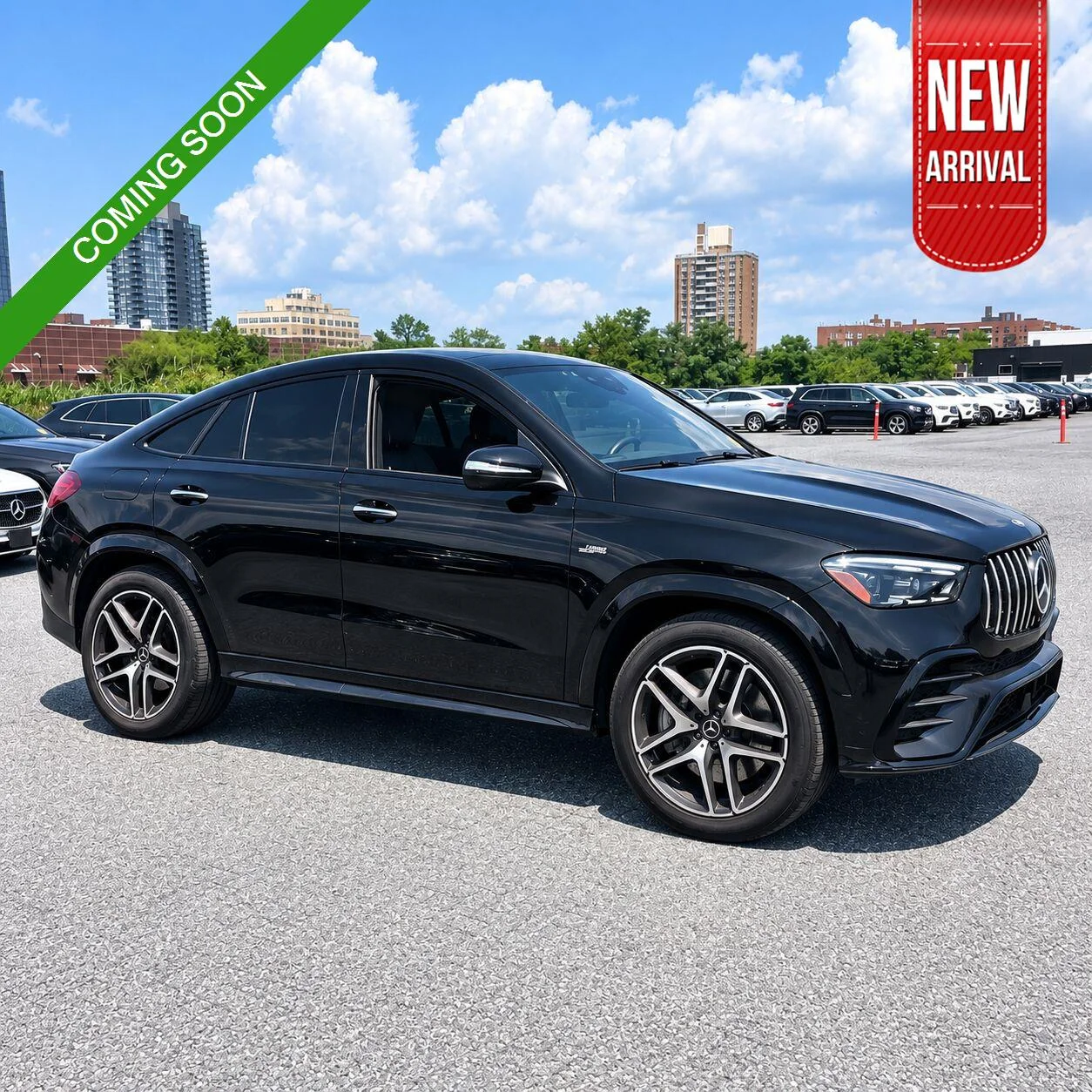 Certified Used 2024 Obsidian Black Metallic Mercedes-Benz AMG® GLE 53 image 1