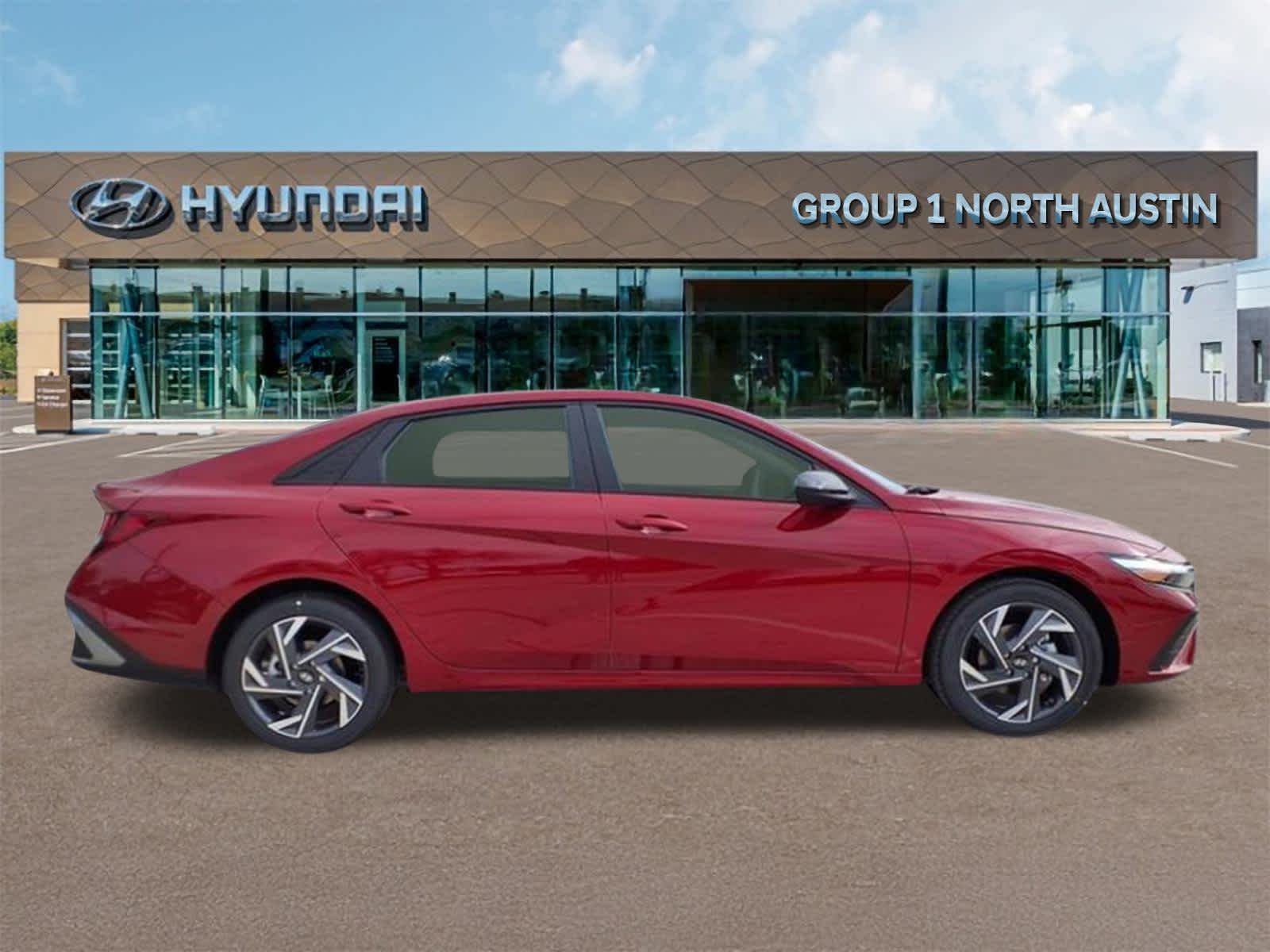 Certified Used 2025 Ultimate Red Hyundai SEL Sport image 4