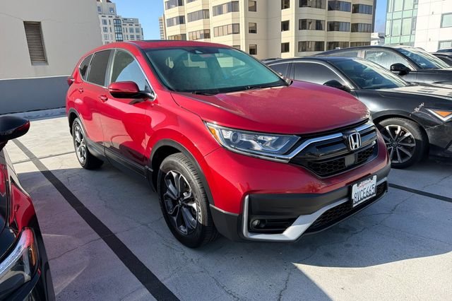 Used 2021 Radiant Red Metallic Honda EX image 2
