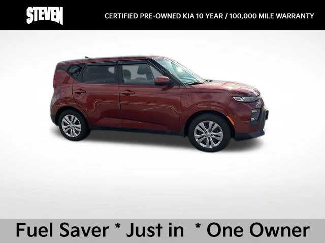 Used 2021 Orange Kia LX image 2