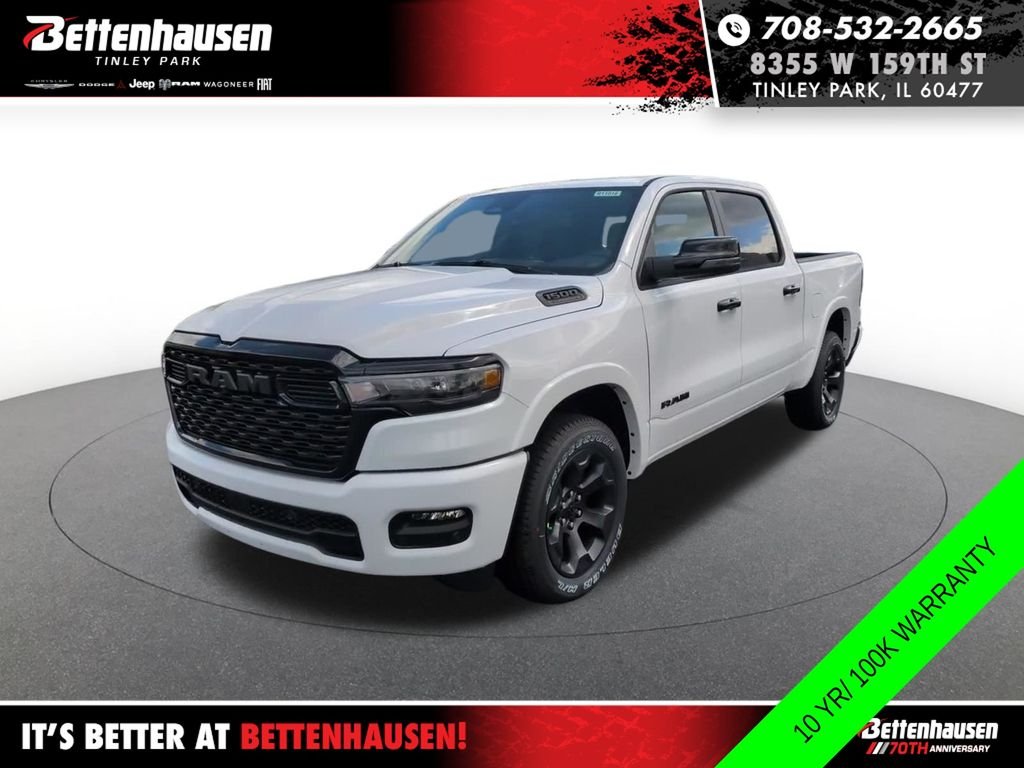 New 2026 Bright White Clear-Coat Exterior Paint RAM Big Horn/Lone Star image 14