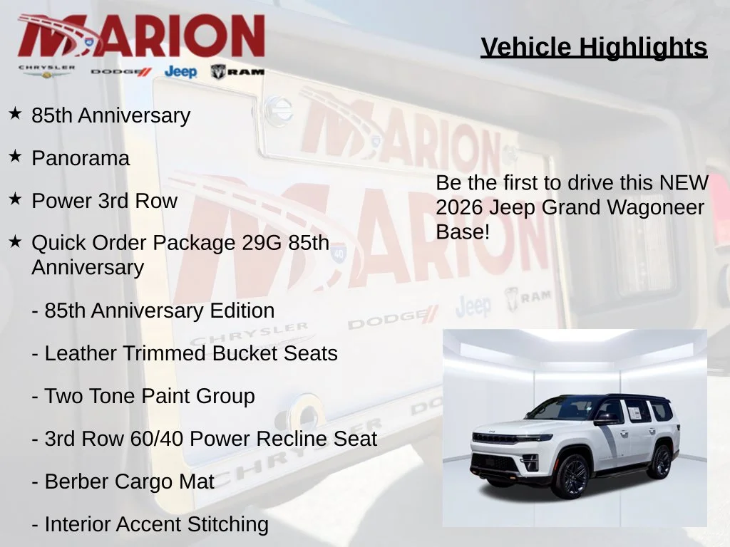 New 2026 White Jeep  image 5