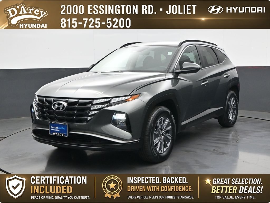 Used 2022 Gray Hyundai Blue image 1