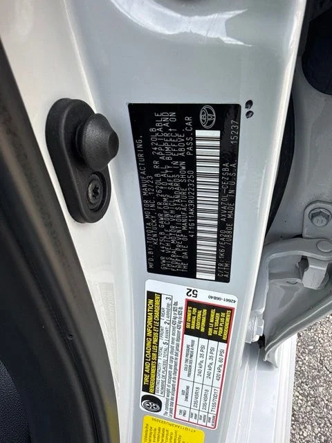 Used 2024 White Toyota SE image 36