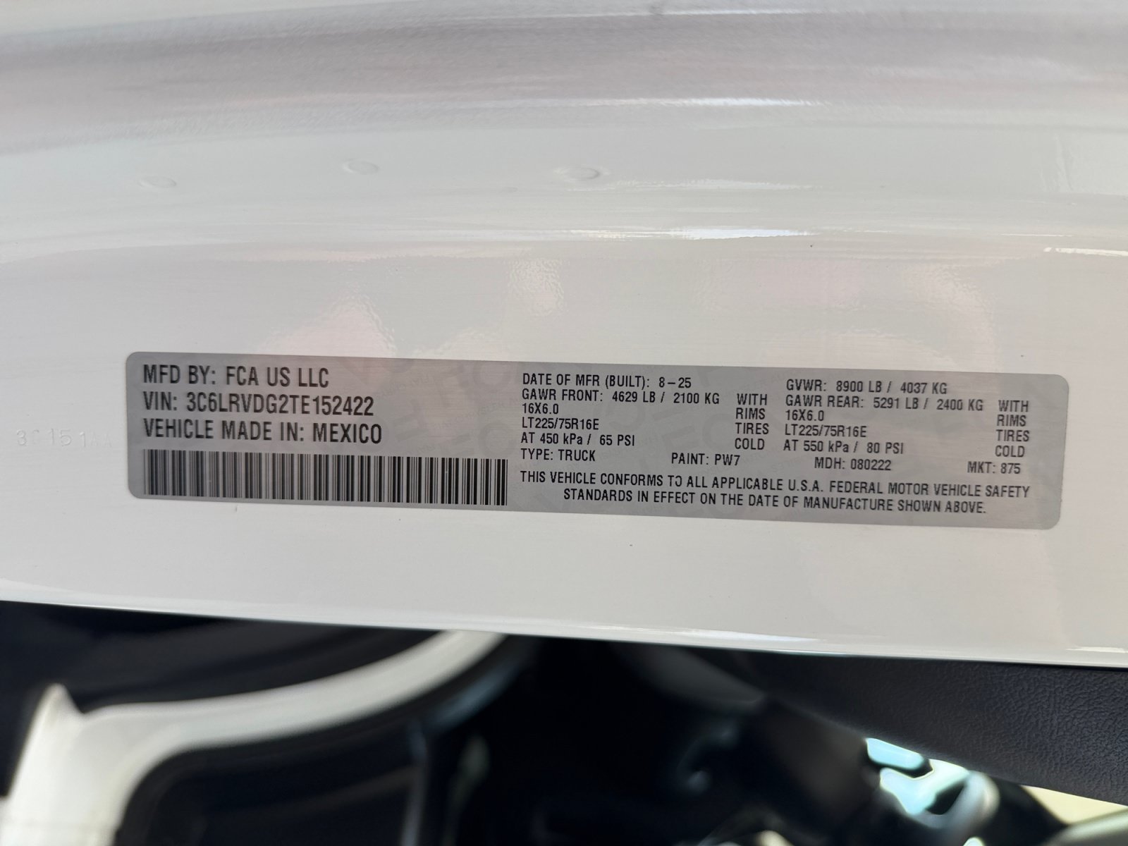 Used 2026 Bright White Clearcoat Ram Tradesman image 24