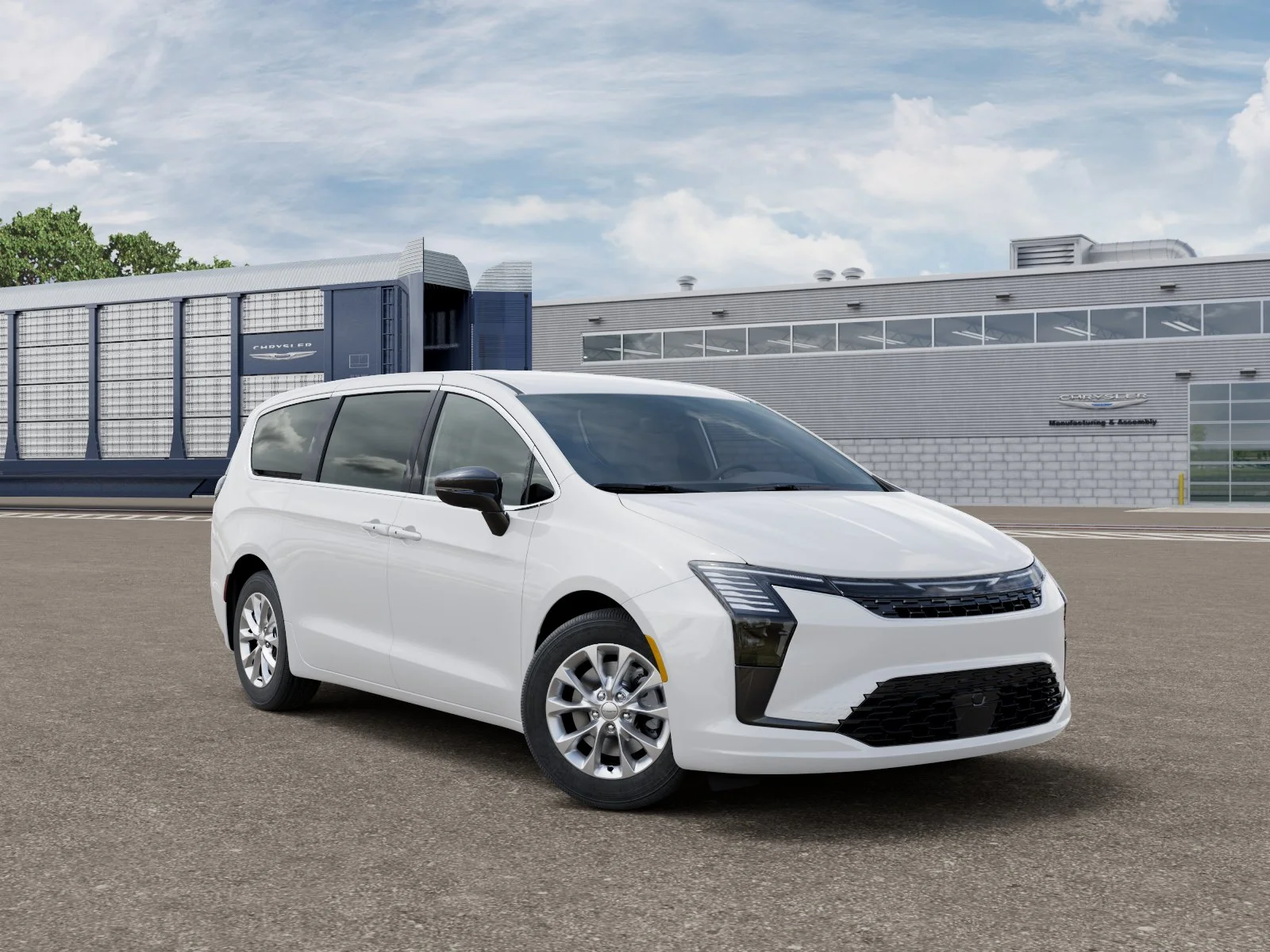 New 2027 Bright White Clear-Coat Exterior Paint Chrysler  image 3