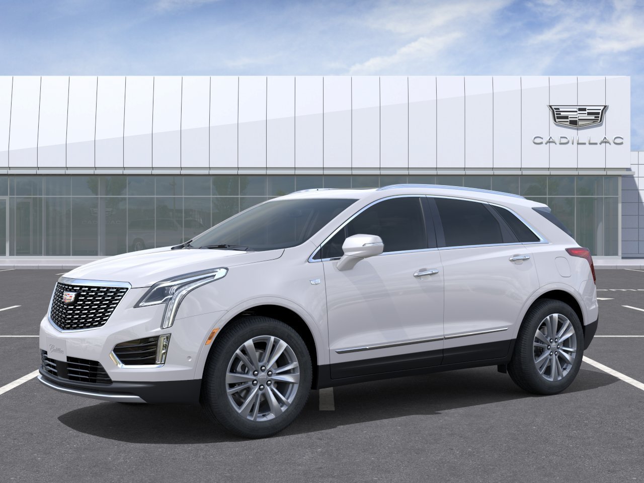 New 2026 Crystal White Tricoat Cadillac Premium Luxury image 2
