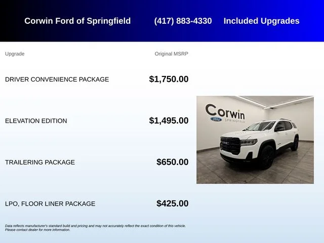 Used 2023 Summit White GMC SLE image 5