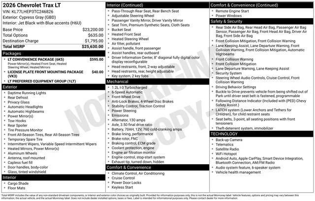 2026 Chevrolet Trax LT - Photo 7