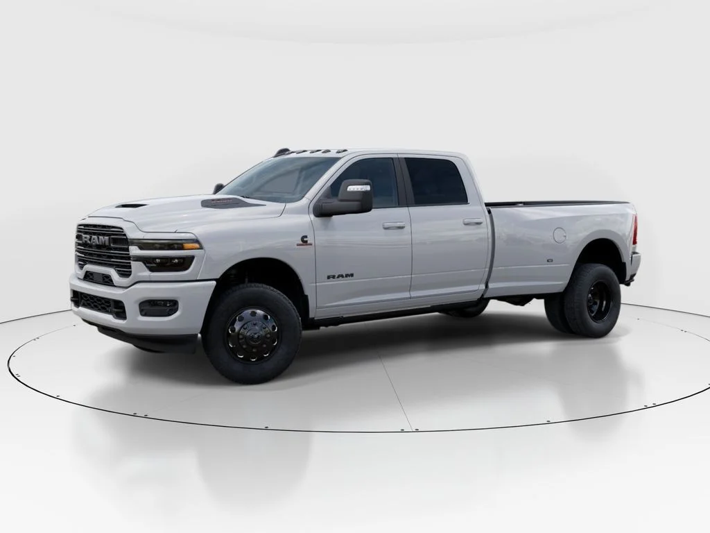 New 2026 Bright White Clear-Coat Exterior Paint RAM Laramie image 2