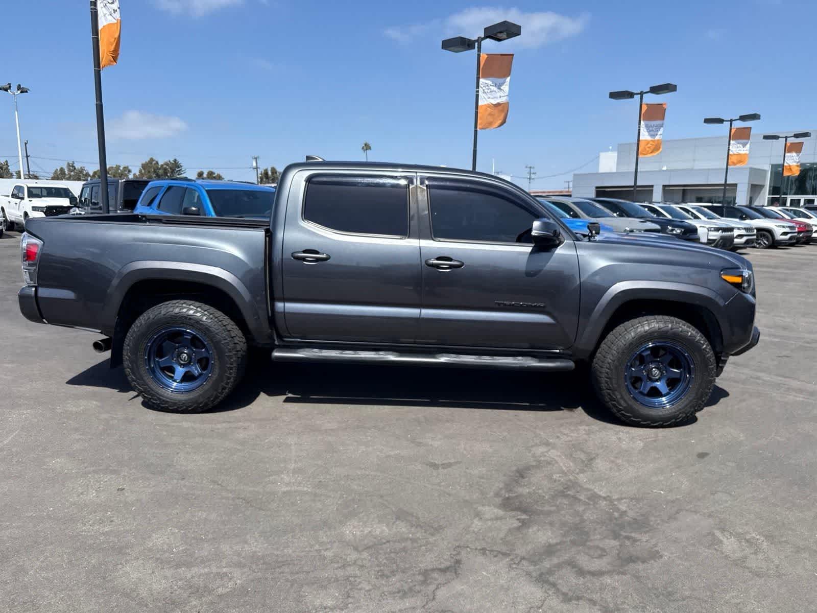 Used 2021 Magnetic Gray Metallic Toyota TRD Sport image 9