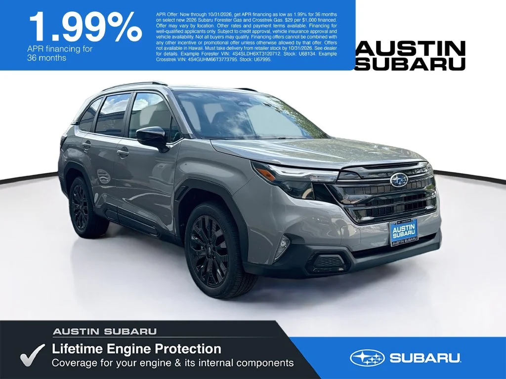 New 2026 Gray Subaru Sport image 1