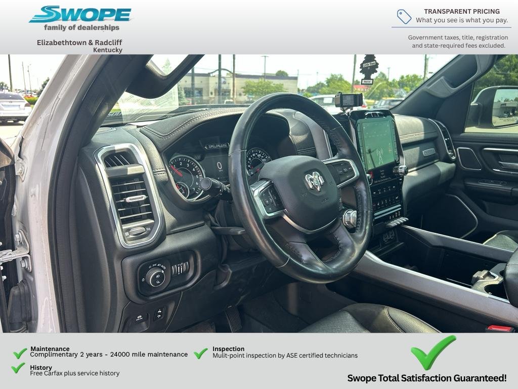 Used 2020 Bright White Clearcoat Ram Laramie image 10
