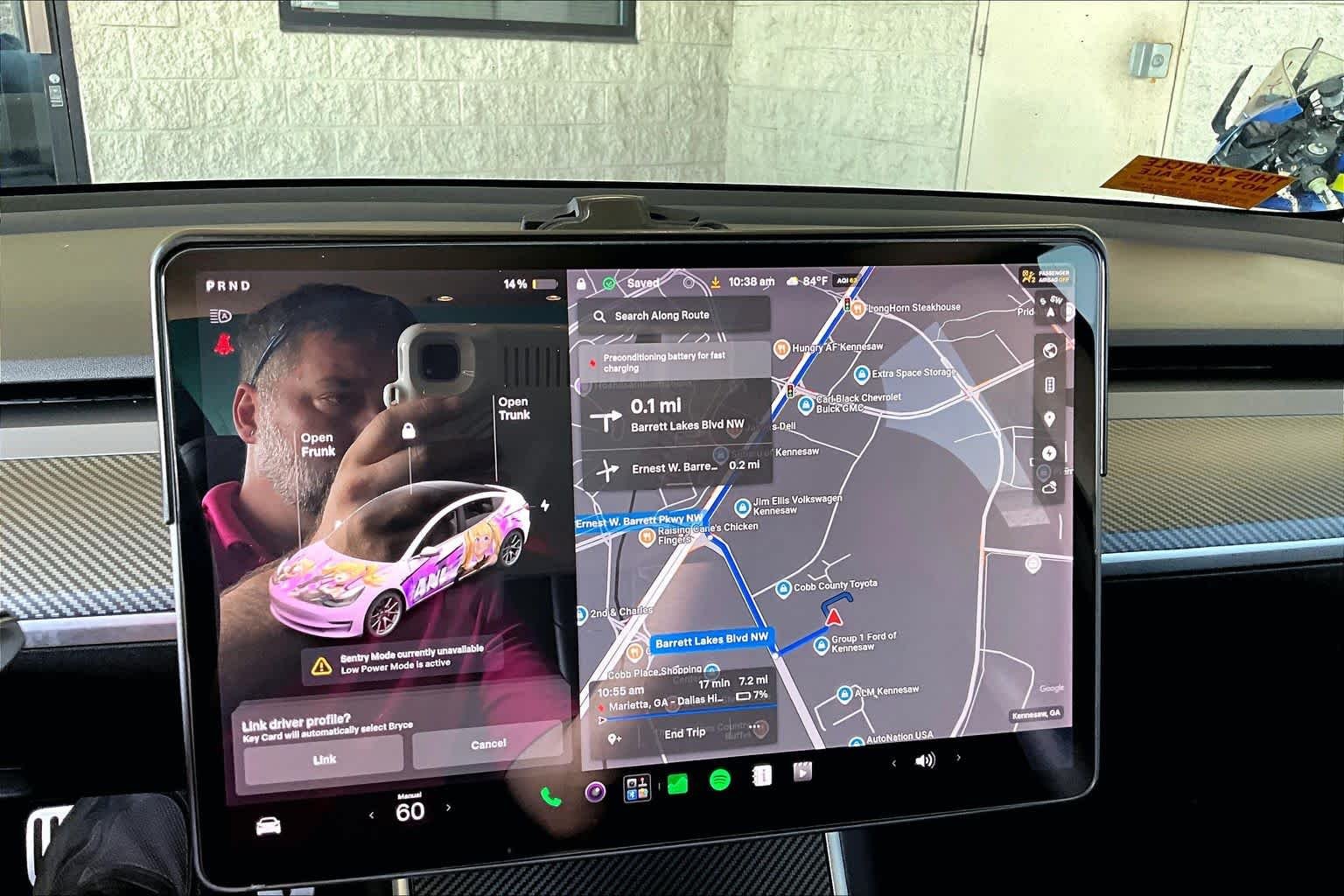 Used 2019 Pearl White Multi-Coat Tesla Standard Range Plus image 25