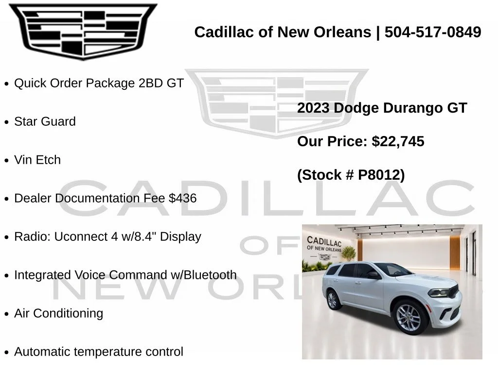 Used 2023 White Dodge GT image 7