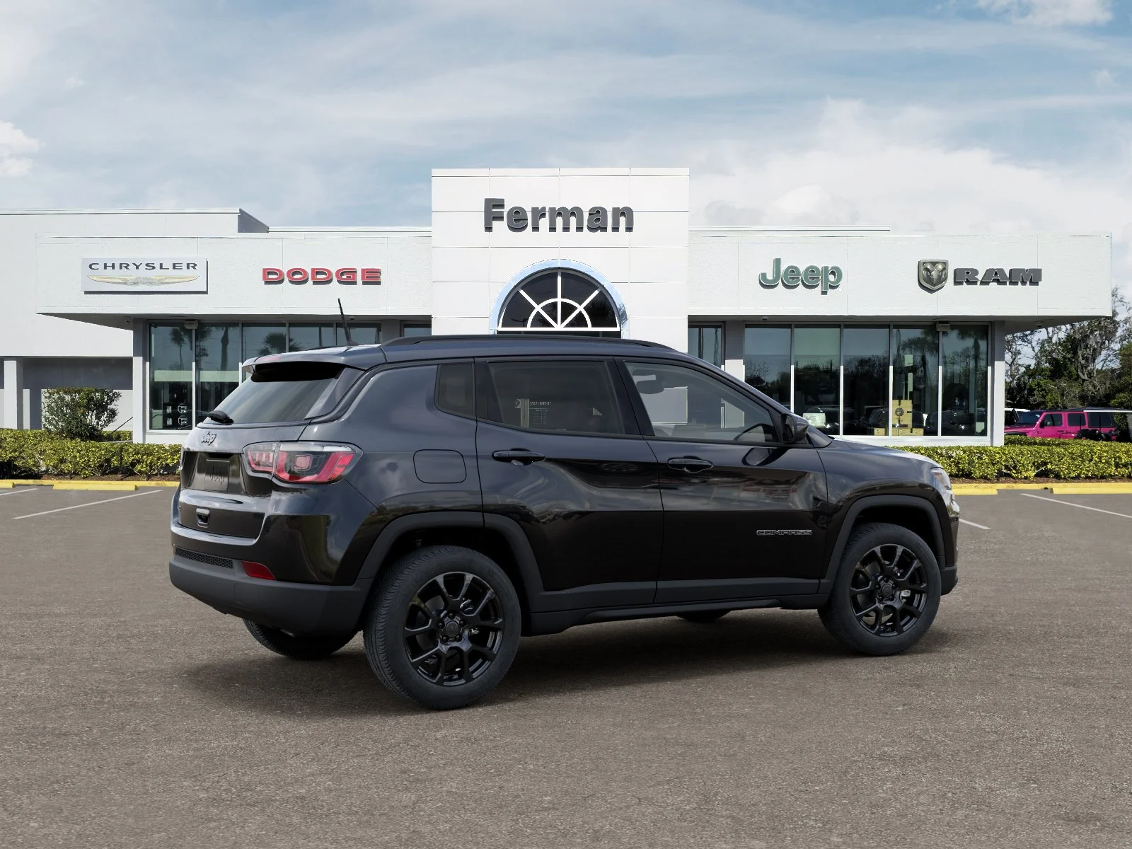 New 2026 Diamond Black Crystal Pearl-Coat Exterior Paint Jeep Latitude image 35