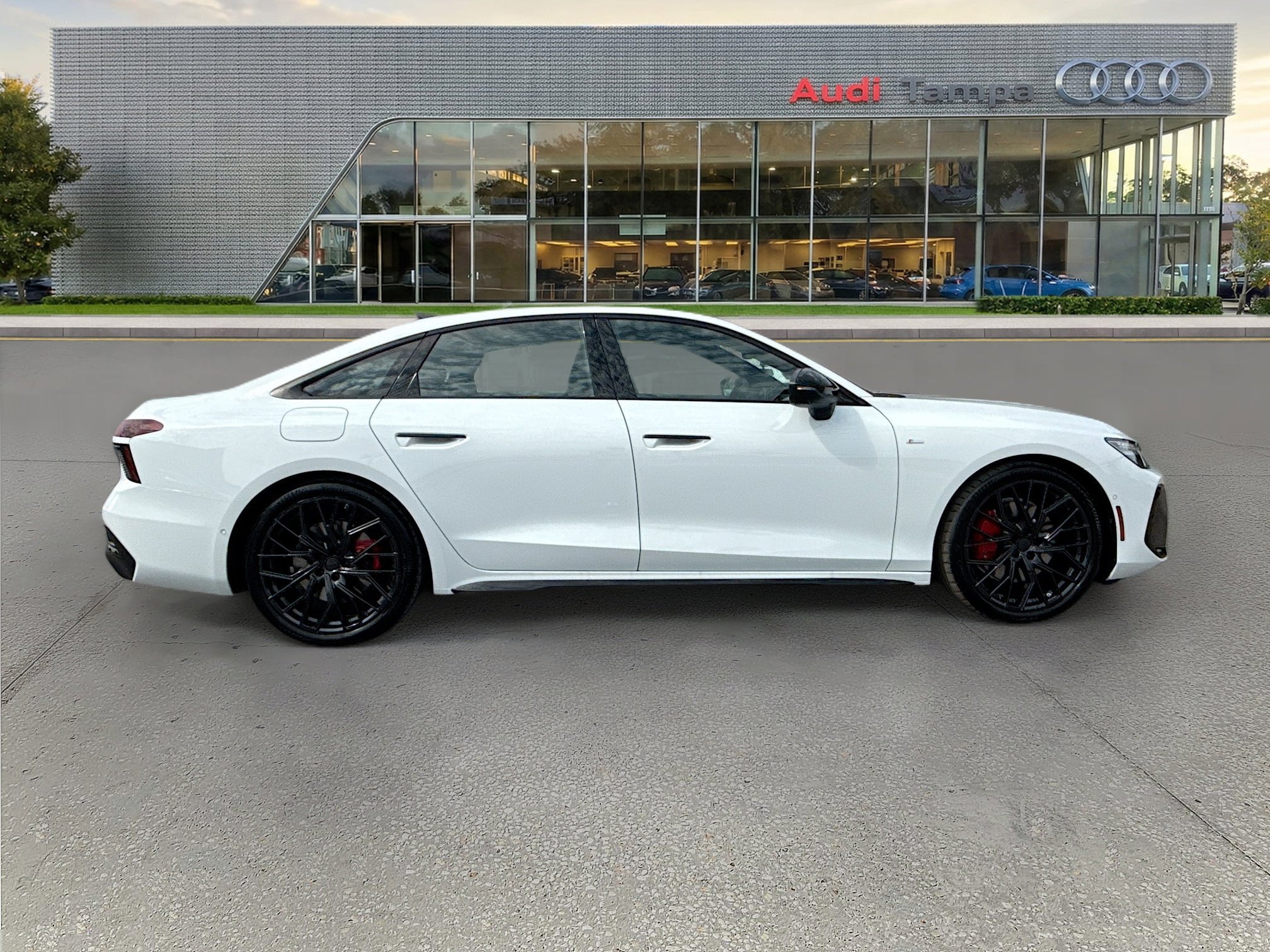 New 2026 Glacier White Metallic Audi Prestige image 2