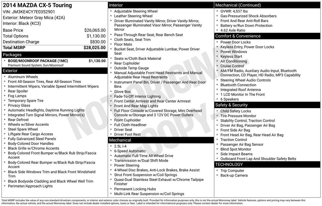 Used 2014 Gray Mazda Touring image 9